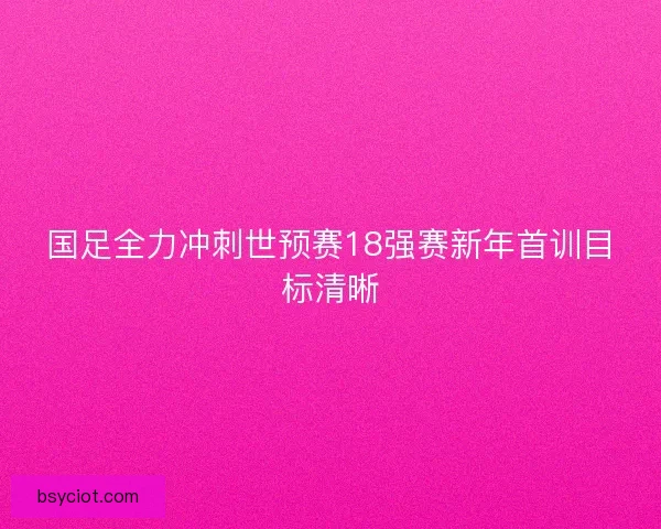 国足全力冲刺世预赛18强赛新年首训目标清晰